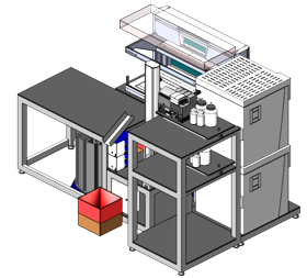 Cell culture system rendering