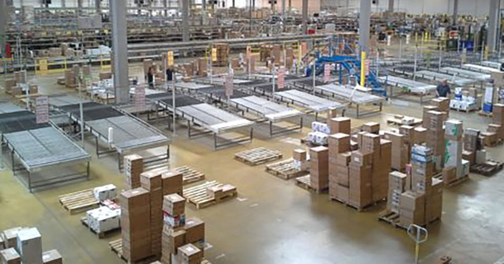 an automated warehouse