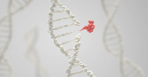 an image of a dna's helix structure